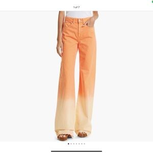 NWT-Veronica Beard Taylor Ombré High Waisted Wide Leg Jeans